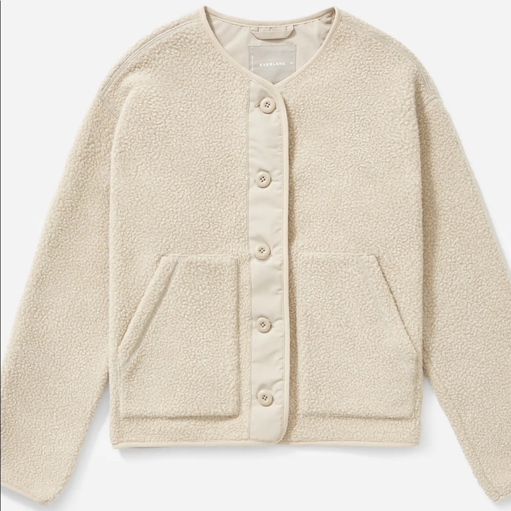 Everlane ReNew Teddy Liner XS fleece jacket
